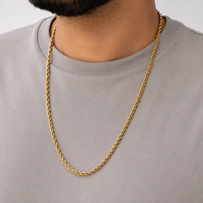 Cadena Lazo + Rostro Tallado (PULSERA GRATIS)