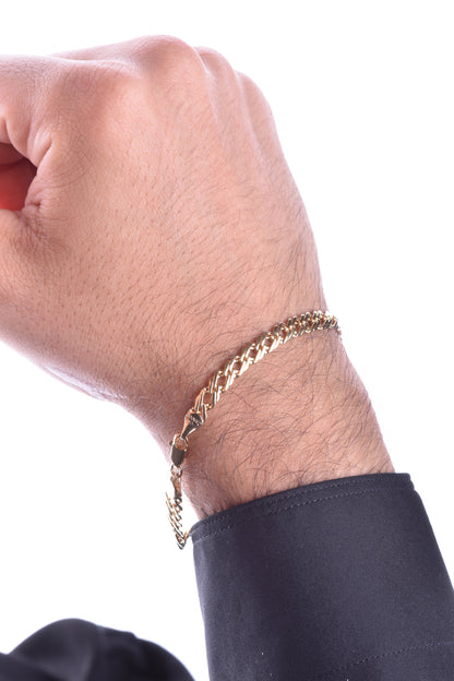 Pulsera Cubana Cruzada 20cm