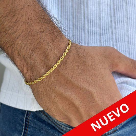 Combo Cadena Lazo 60cm 3mm + Pulsera