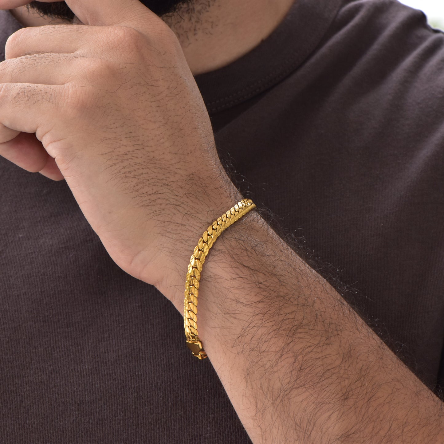 Pulsera Grabada Hombre