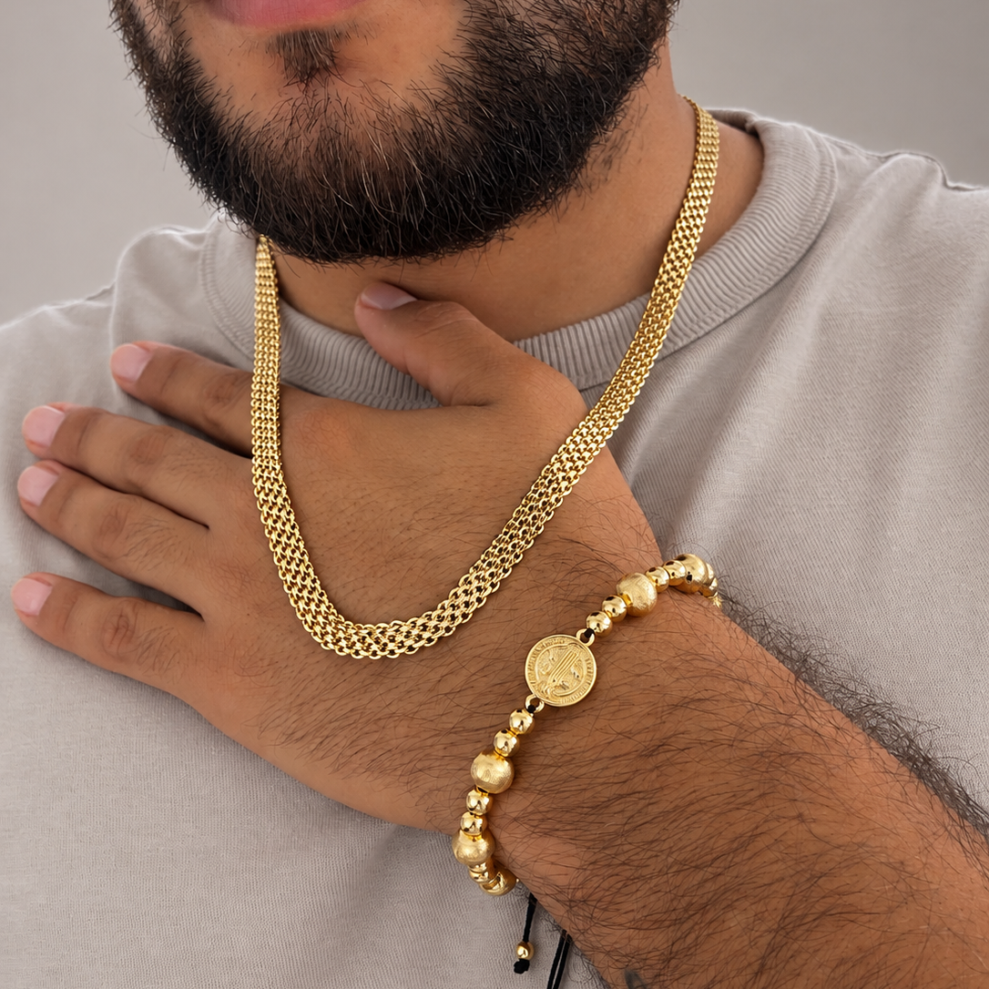 Cadena Chinesca Hombre + Pulsera GRATIS