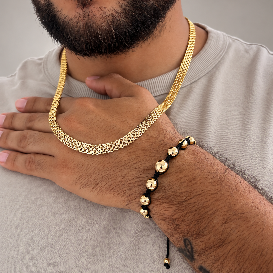 Cadena Chinesca Hombre + Pulsera GRATIS