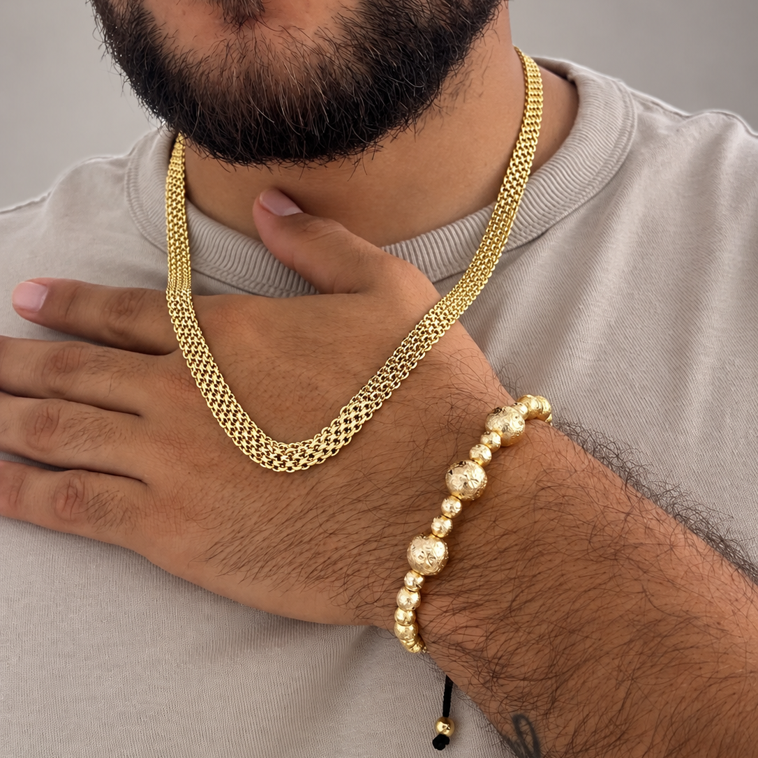 Cadena Chinesca Hombre + Pulsera GRATIS