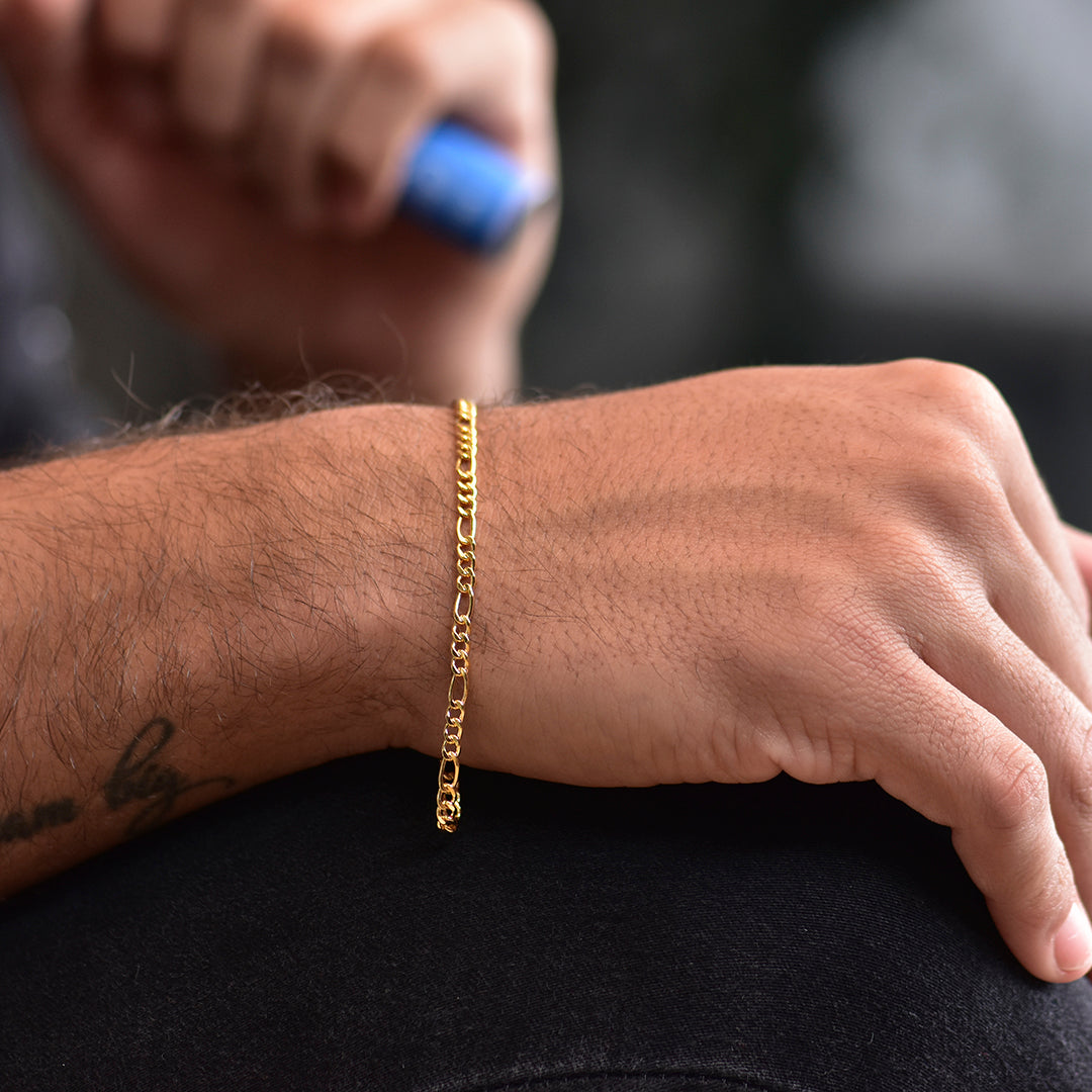 Cadena 3x1 3mm 65cm + Colgante  Rostro + Pulsera Gratis